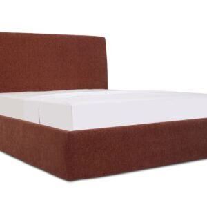 Wave Storage Bed Queen Toffee